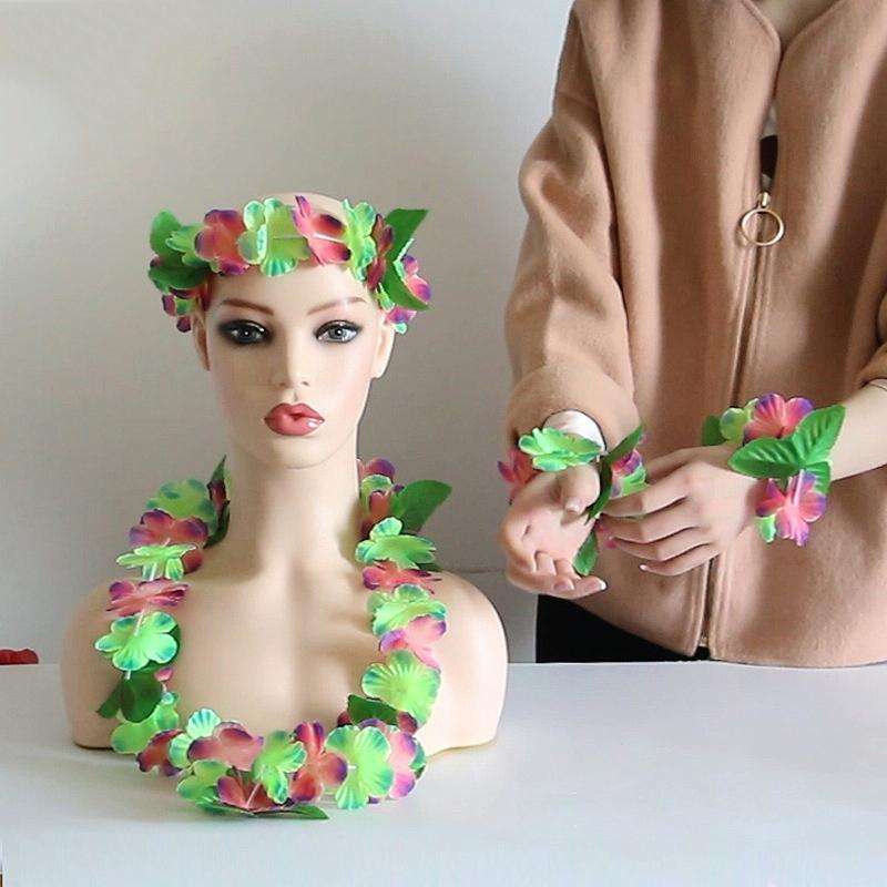 5 PCS CK-053 12-Color Petal Party Decoration Hawaiian Wreath(5)