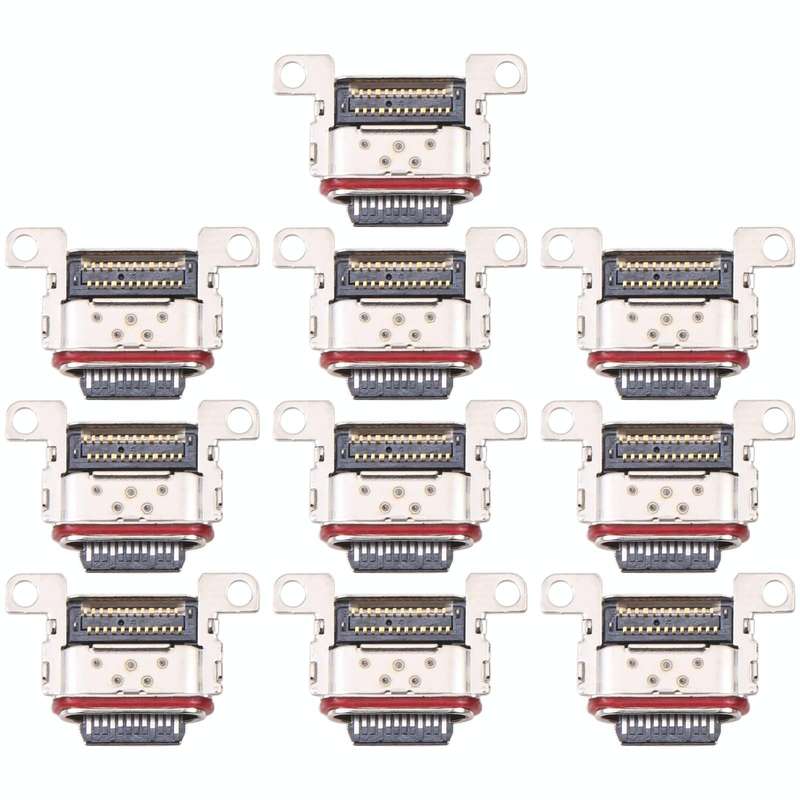 For Samsung Galaxy S23 Ultra 5G SM-S918B 10pcs Charging Port Connector