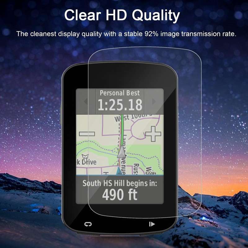For Garmin Edge 820 0.26mm 2.5D 9H Tempered Glass Film Screen Protector