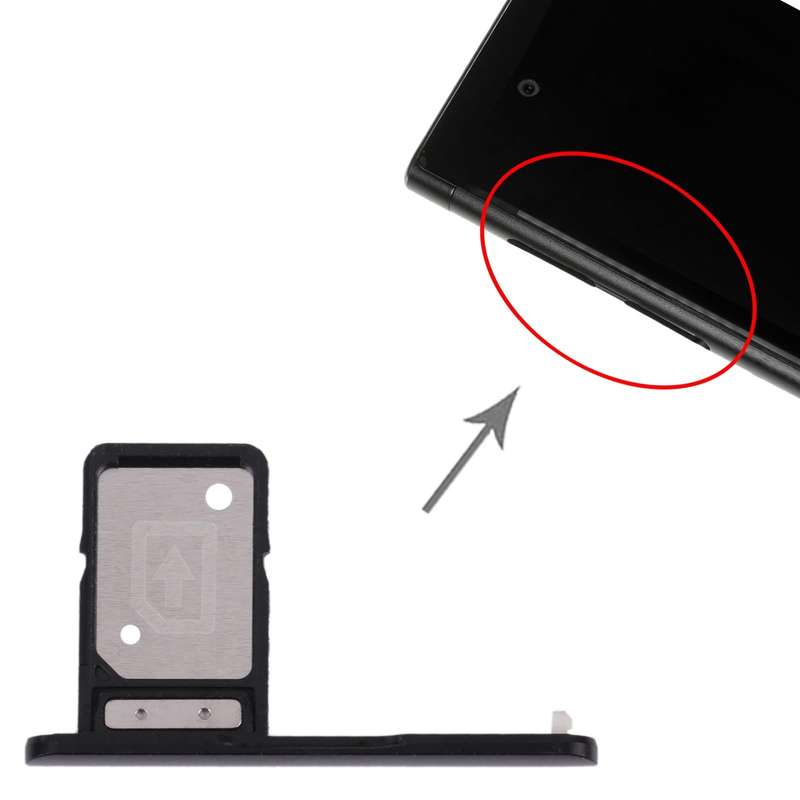 SIM Card Tray for Sony Xperia XA1 Plus (Black)