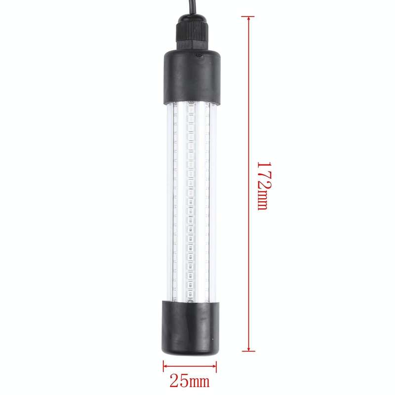 LED Fishing Light Underwater Luminous Lure Lamp, AC/DC 12-24V(Green Light)