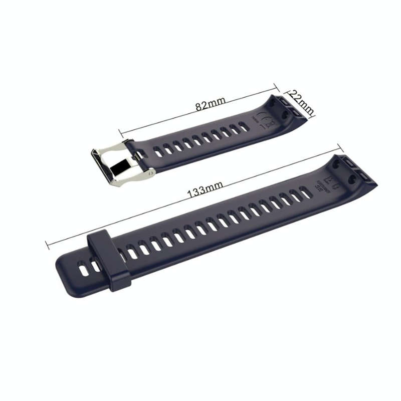 For Garmin Forerunner 30 / 35 Silicone Watch Band(Blue)