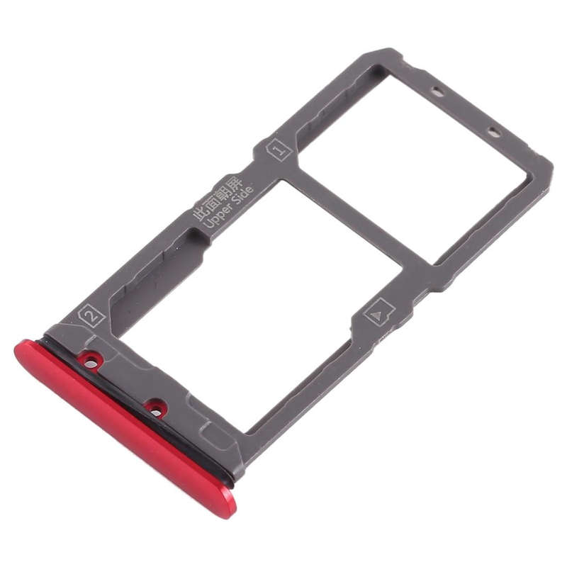 For Vivo X21 SIM Card Tray + SIM Card Tray / Micro SD Card Tray (Red)