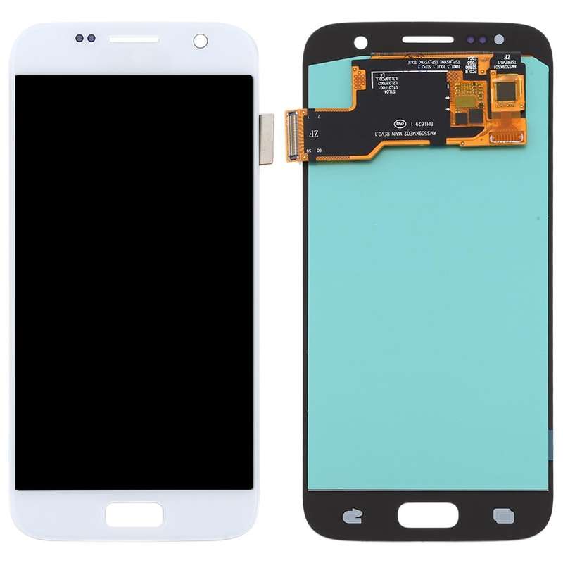 OLED LCD Screen for Samsung Galaxy S7 with Digitizer Full Assembly (Silver)