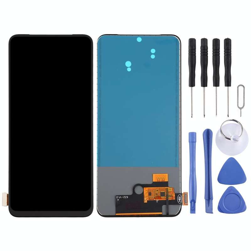 TFT LCD Screen For OPPO Reno2 Z / Reno2 F / K3 / Realme X with Digitizer Full Assembly (No Finger...