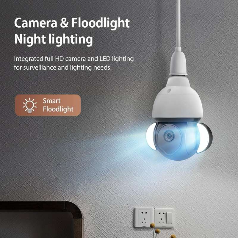 ST-426E-5MP-TY 5MP E27 Light Bulb Floodlight Camera