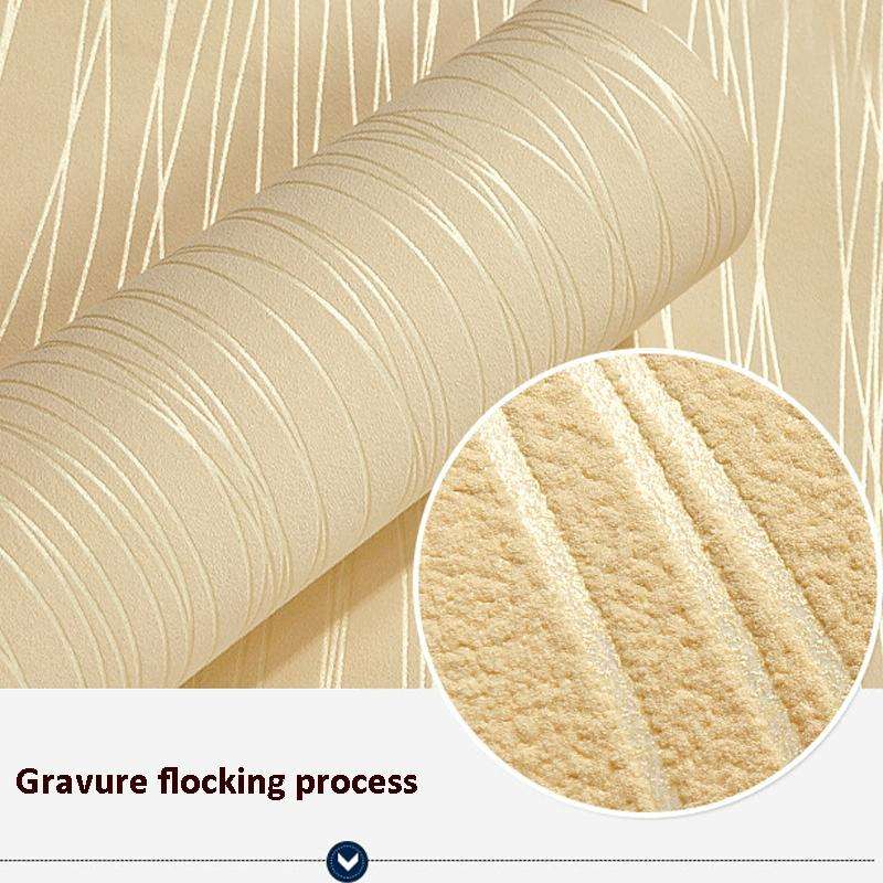 Modern Minimalist Bedroom Living Room Self-Adhesive Non-Woven Wallpaper Sticker, Specification: 0...