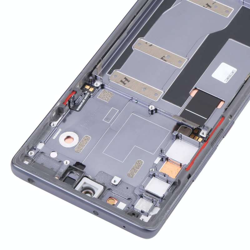 Original LCD Screen for TCL 20 Pro 5G T810H Digitizer Full Assembly with Frame (Black)