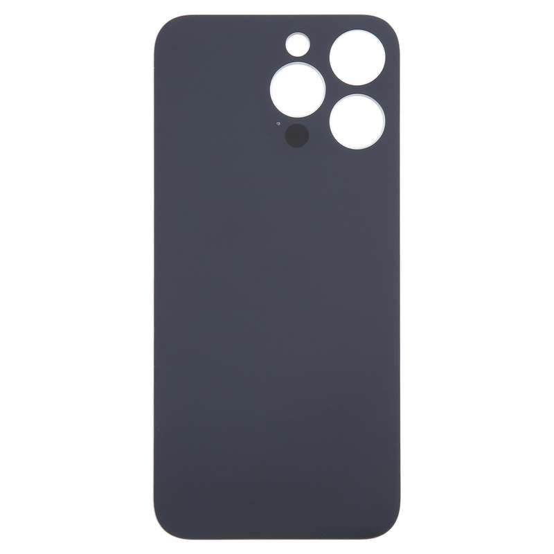 For iPhone 15 Pro Max Easy Replacement Big Camera Hole Glass Back Battery Cover(Titanium)