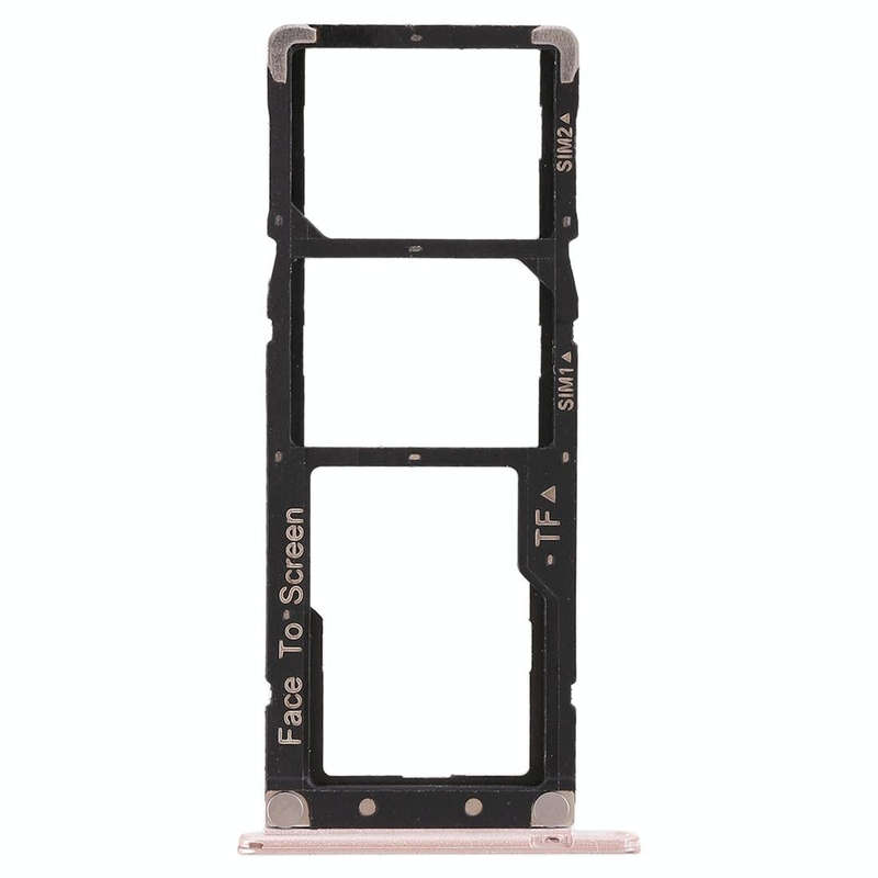 2 SIM Card Tray + Micro SD Card Tray for Asus ZenFone 4 Max ZC520KL(Gold)