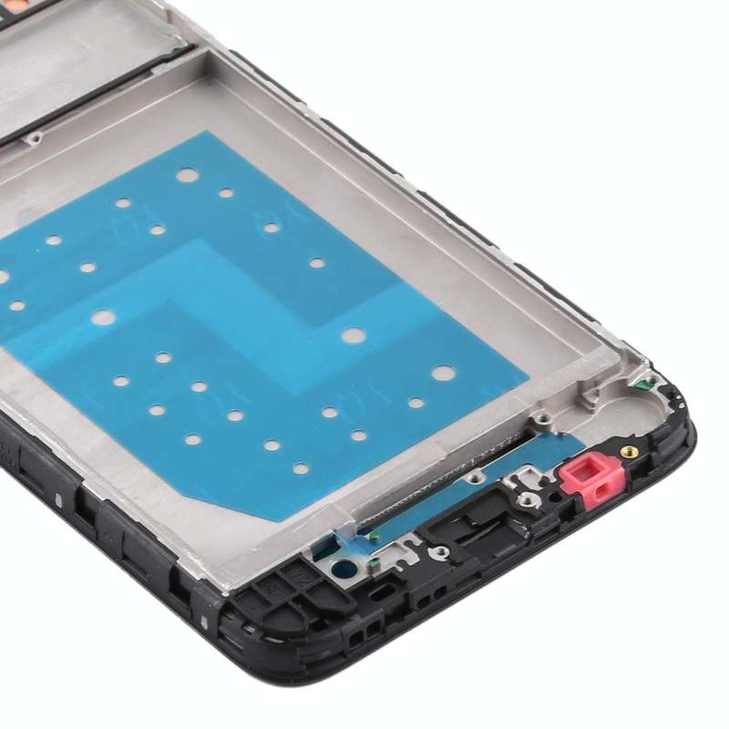 Front Housing LCD Frame Bezel Plate for Motorola Moto E6 Play (Black)