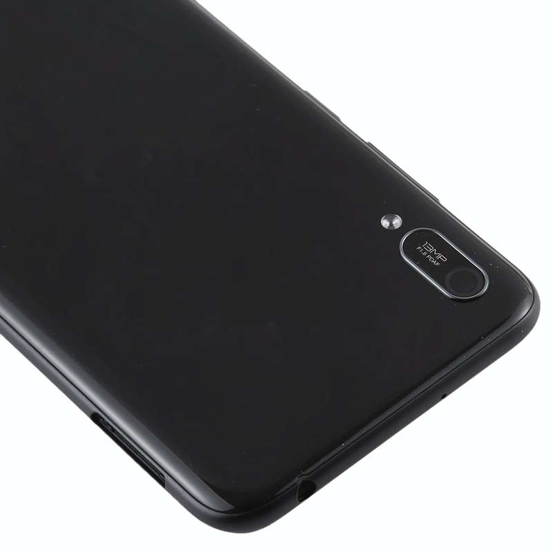 Battery Back Cover with Camera Lens & Side Keys for Huawei Enjoy 9e(Black)