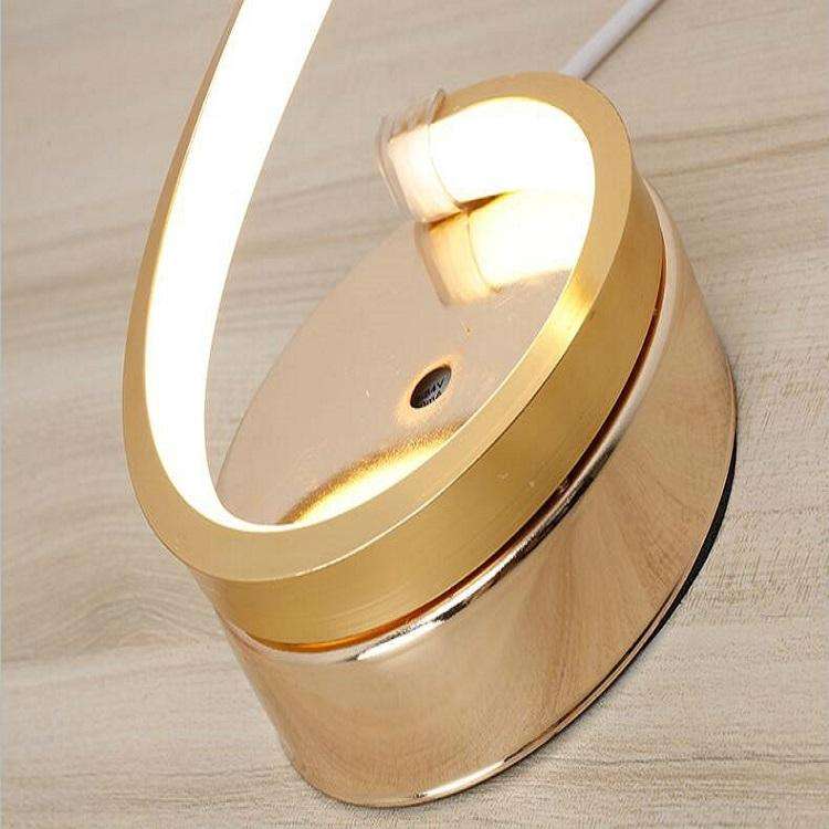 Creative Eye-protection Desk Lamp Bedroom Bedside Lamp(Neutral Light)