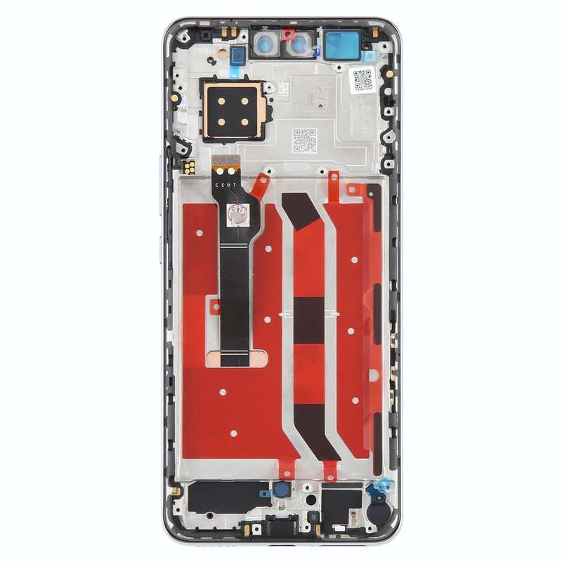 For Huawei Nova 12 Pro Original LCD Screen Digitizer Full Assembly with Frame (Silver)