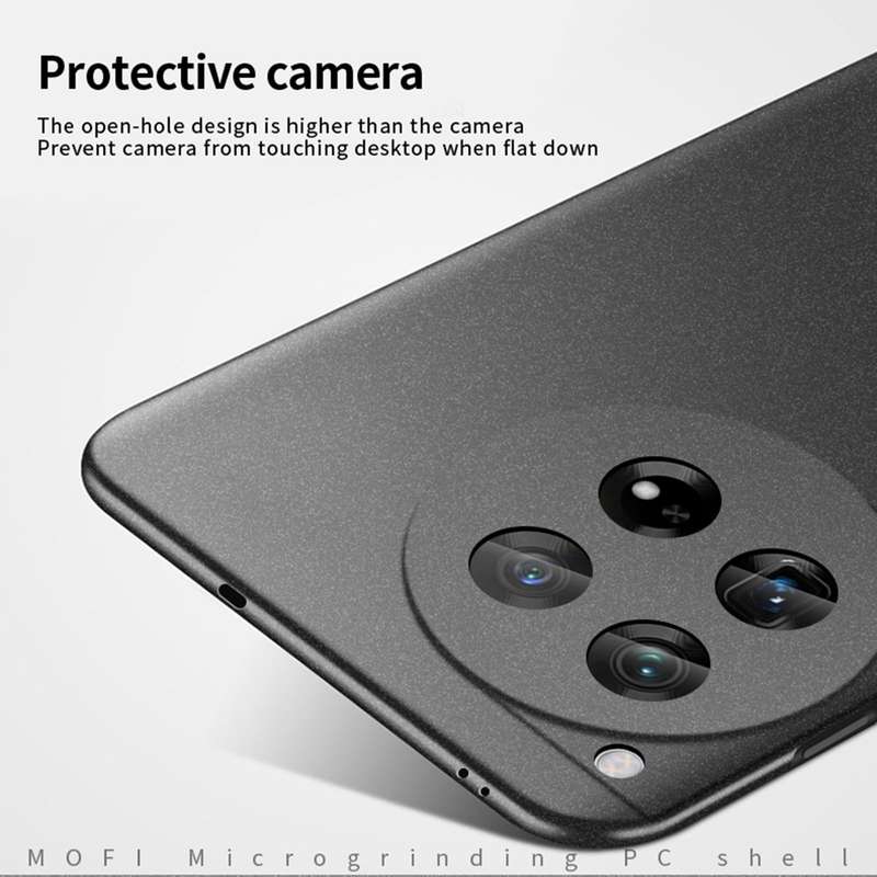 For OnePlus 12 MOFI Fandun Series Frosted PC Ultra-thin All-inclusive Phone Case(Blue)