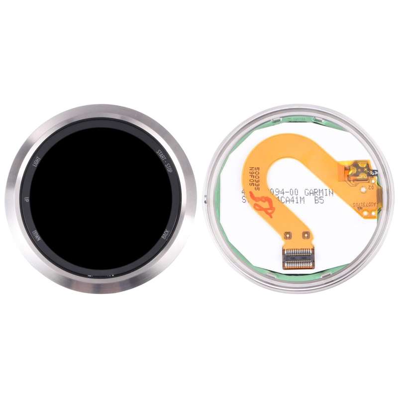 LCD Screen and Digitizer Full Assembly for Garmin Forerunner 645(Silver)