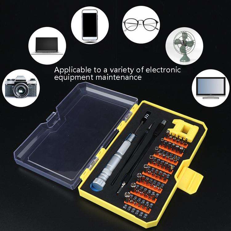 Obadun 9802B 52 in 1 Aluminum Alloy Handle Hardware Tool Screwdriver Set Home Precision Screwdriv...