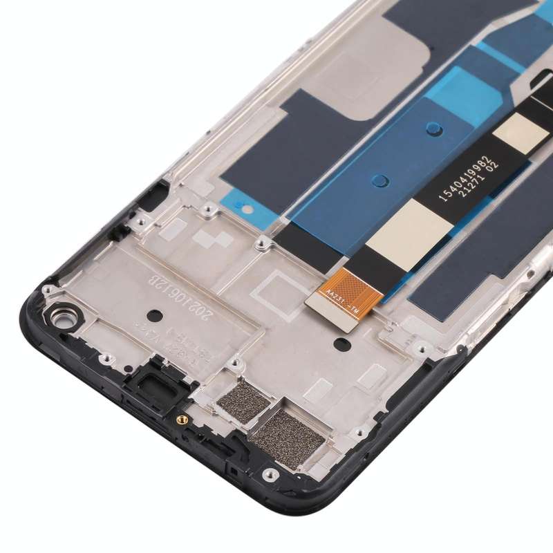 LCD Screen and Digitizer Full Assembly with Frame for OPPO Realme 8 5G(Black)
