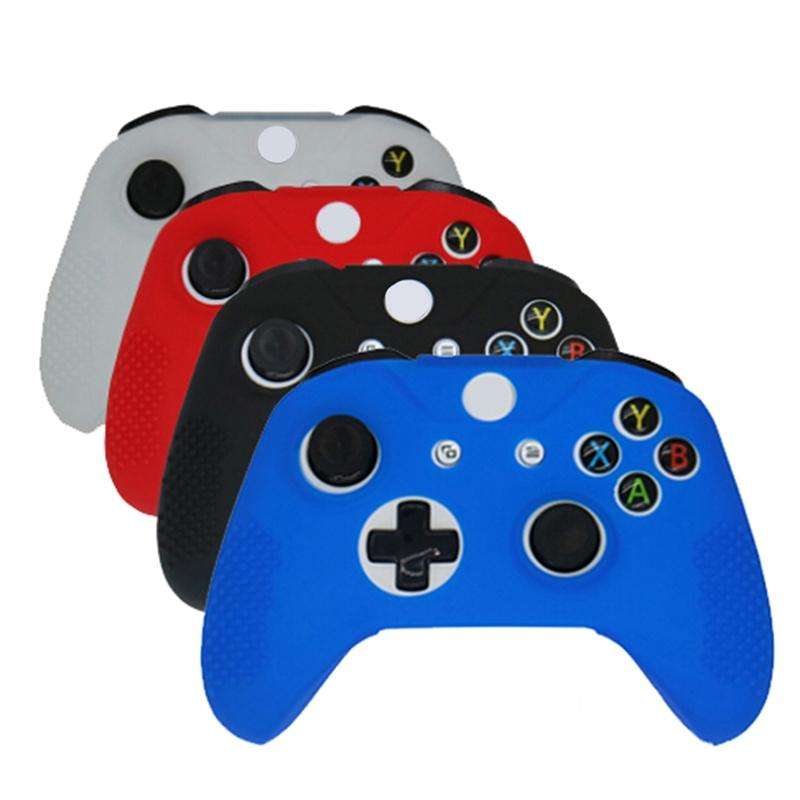 Soft Silicone Rubber Gamepad Protective Case Cover Joystick Accessories for Microsoft Xbox One S ...