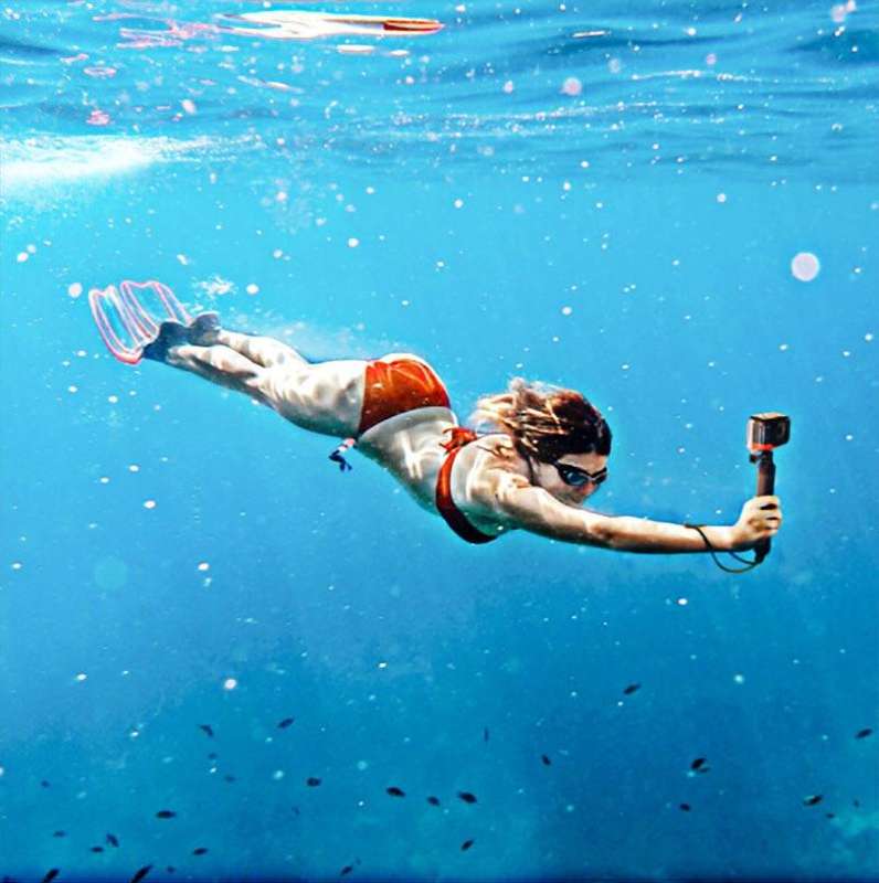 PULUZ 60m Underwater Depth Diving Case Waterproof Camera Housing for Insta360 ONE R 4K Wide-angle...