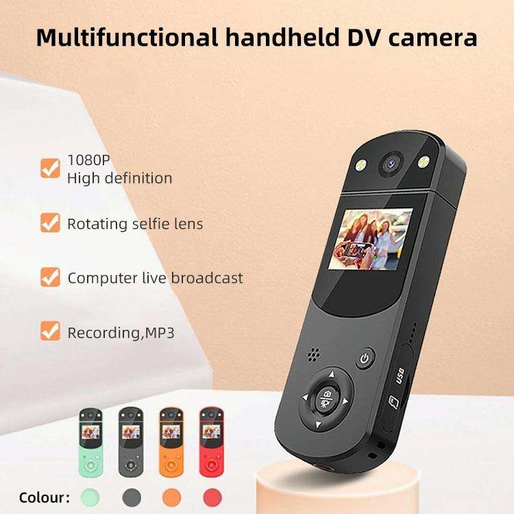 D2 HD 1080P Multi-Function Digital Video Camera Sports DV Camera Live Computer Camera Recorder(Bl...