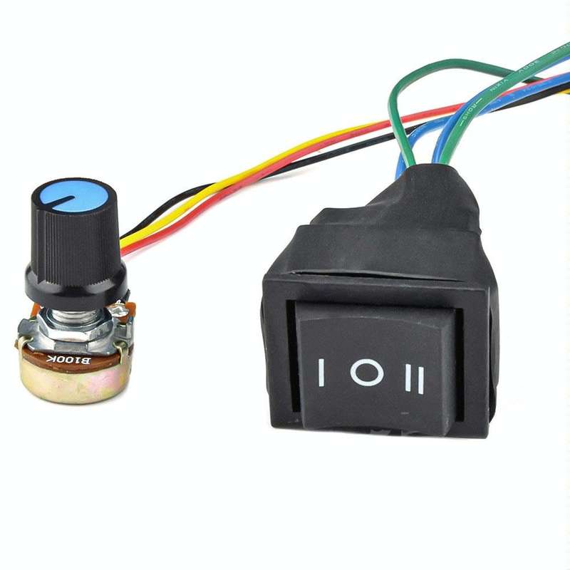 20A Forward And Reverse DC Speed Regulator 9-60V Pulse Wide Motor Driver PWM Control Board(With S...