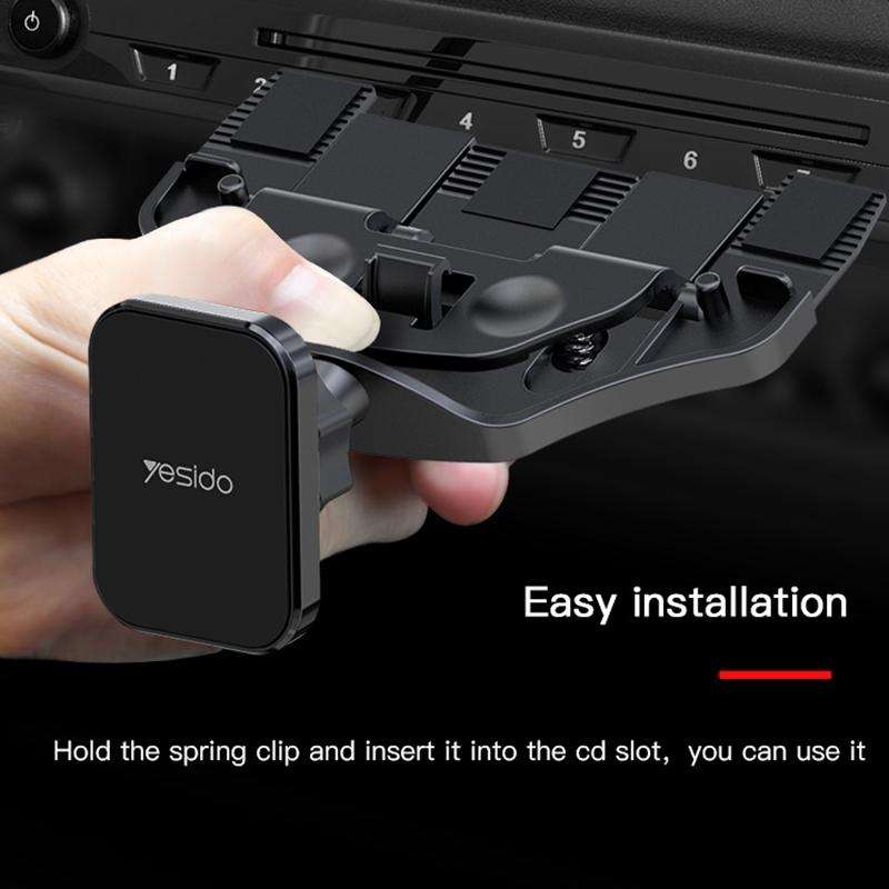 Yesido C92 Car CD Port Magsafe Magnetic Phone Holder(Black)