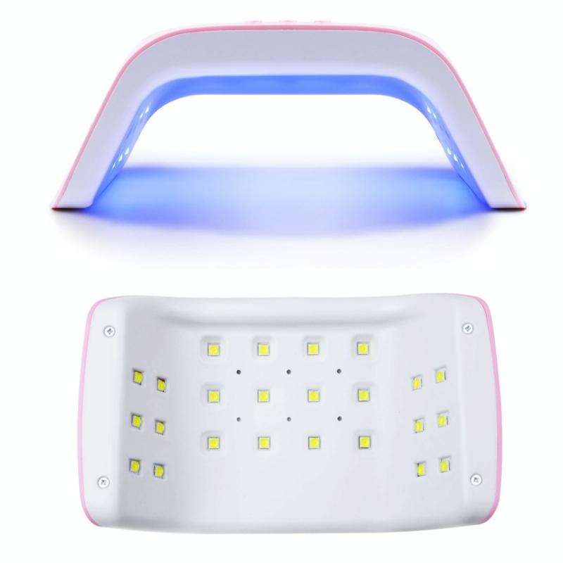 9S Pro 120W Dual Light Source Phototherapy Machine Smart Nail Lamp(White)