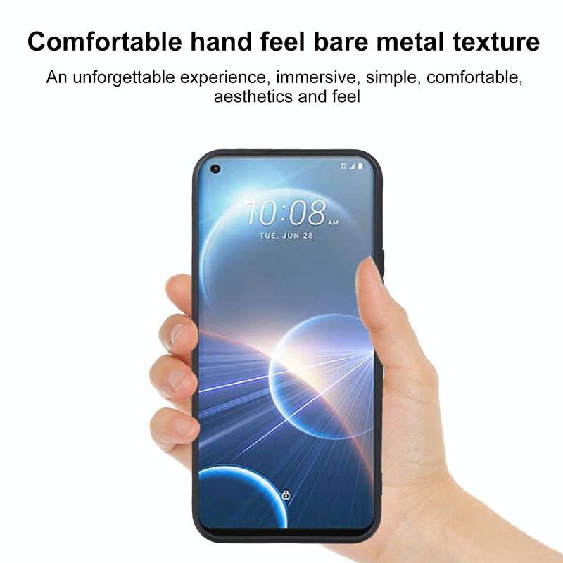 For HTC Desire 22 Pro TPU Phone Case(Black)