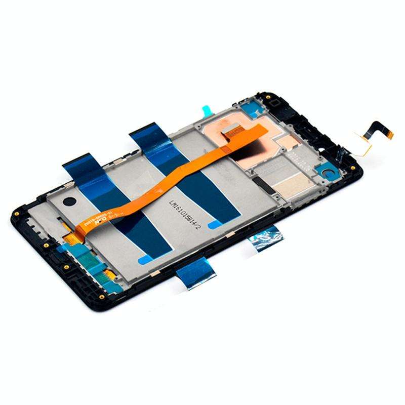 OEM LCD Screen for 5.5 inch Lenovo K6 Note K53a48 Digitizer Full Assembly with Frame (Black)