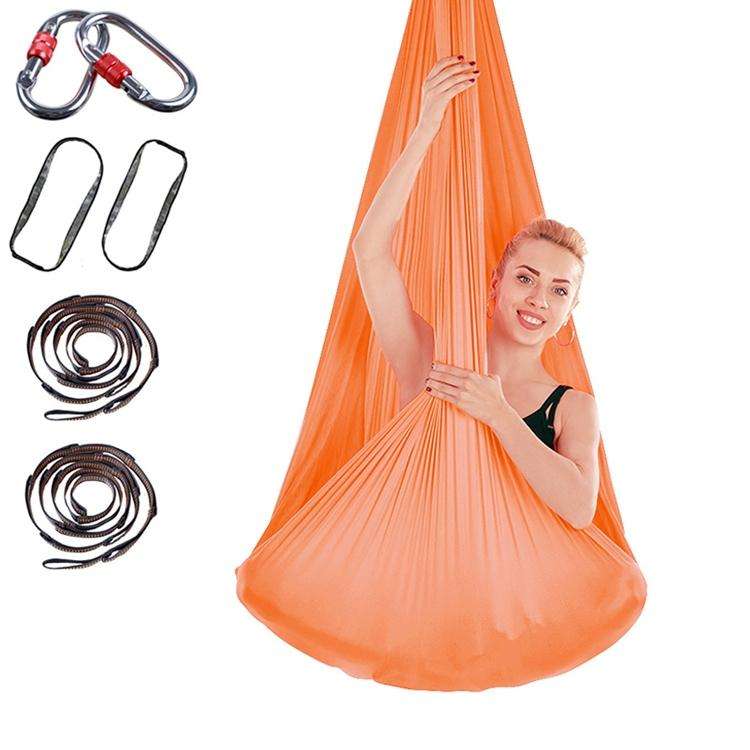 Indoor Anti-gravity Yoga Knot-free Aerial Yoga Hammock with Buckle / Extension Strap, Size: 400x2...