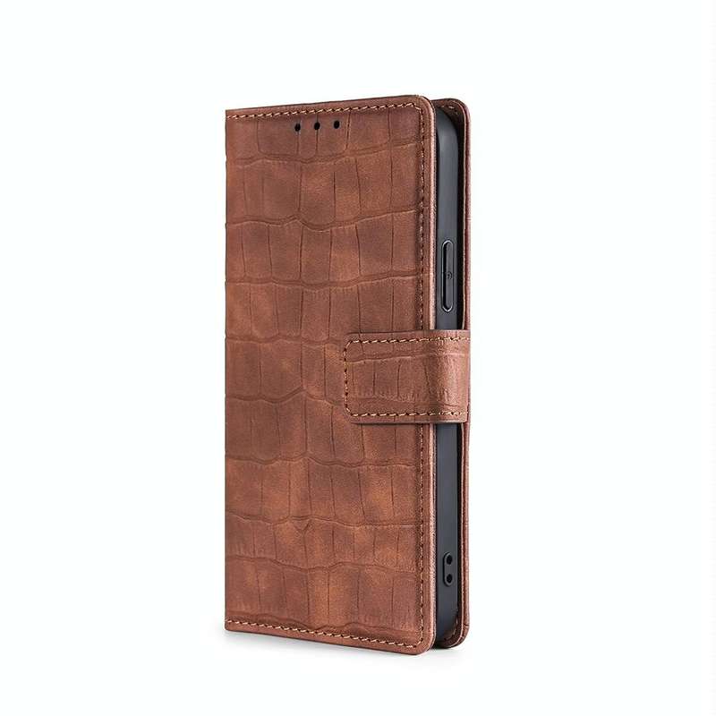 For Huawei Mate 20 Pro Skin Feel Crocodile Texture Magnetic Clasp Horizontal Flip PU Leather Case...