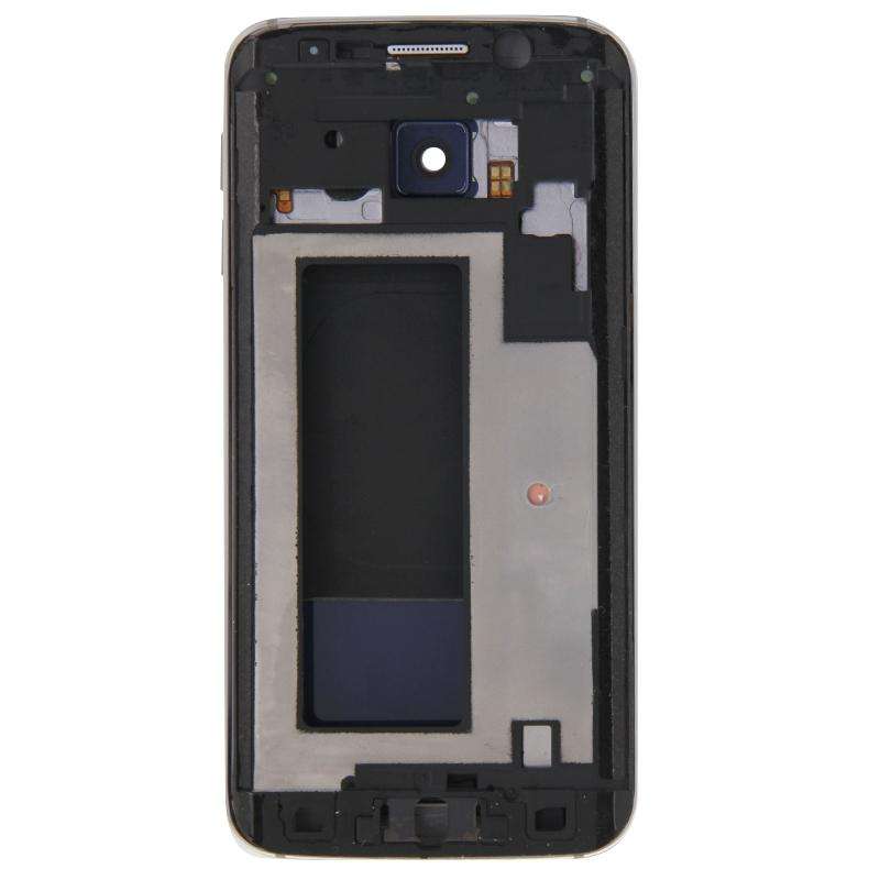 For Galaxy S6 Edge / G925 Full Housing Cover (Front Housing LCD Frame Bezel Plate + Back Plate Ho...