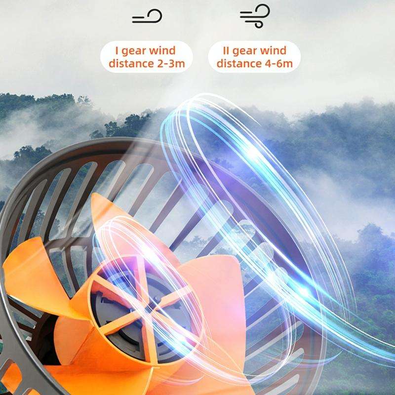 F4310 360-Degree Rotating Adjustable Car Three-Head Fan, Style:12V Cigarette Lighter