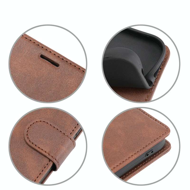 For Samsung Galaxy S22 Ultra 5G Classic Wallet Flip Leather Phone Case(Brown)