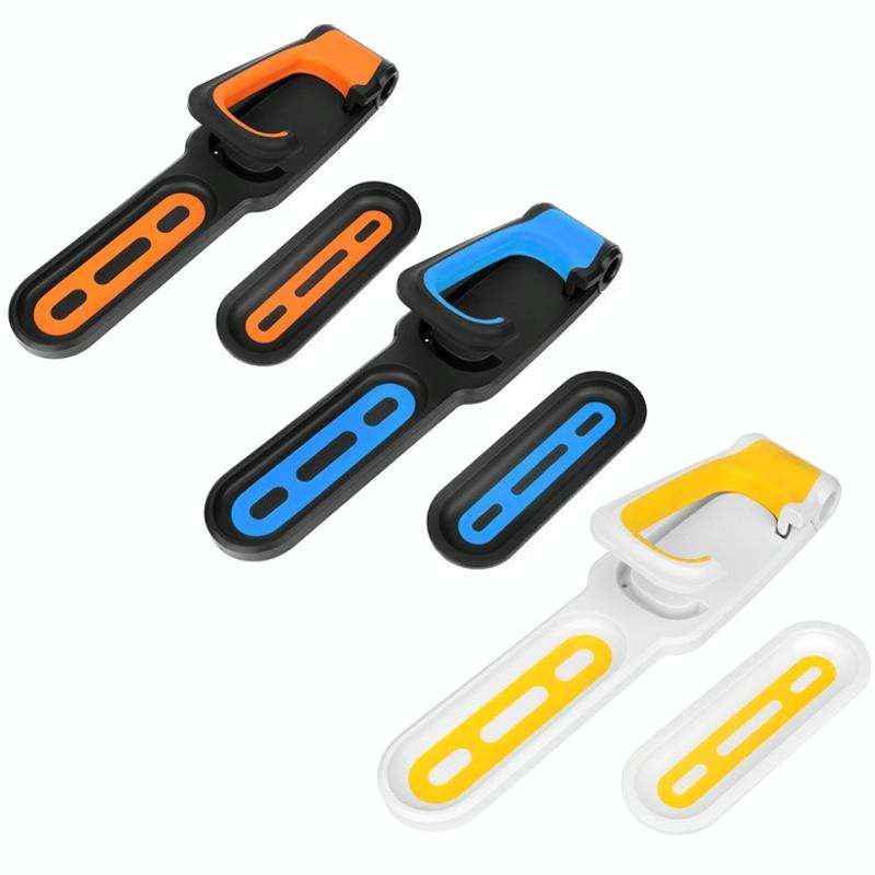 BG-R16 Bicycle Folding Wall Movable Hook Bicycle Mountain Bike Display Rack Parking Rack(Black Wh...