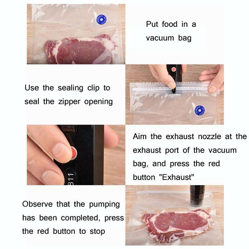 Handheld Mini Vacuum Packaging Sealing Machine(White)