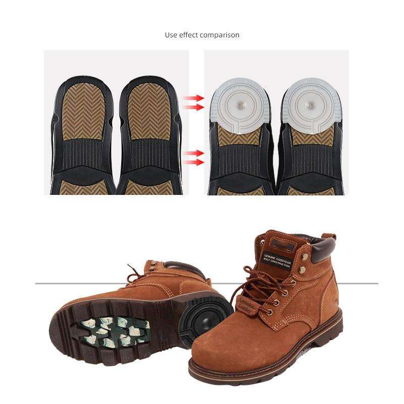2 Pairs Sole Wear-Resistant Rubber Cuttable Sports Anti-Slip Sticker, Size: No.3 43 Yards(White)