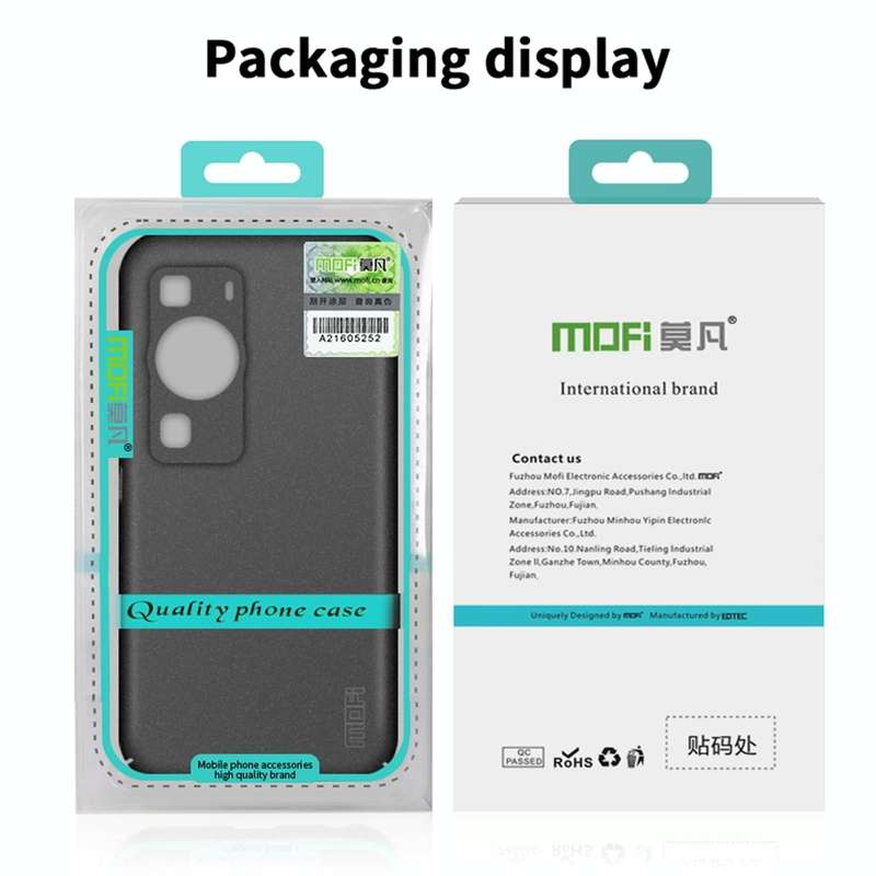 For Huawei P60 / P60 Pro MOFI Fandun Series Frosted PC Ultra-thin All-inclusive Phone Case(Green)