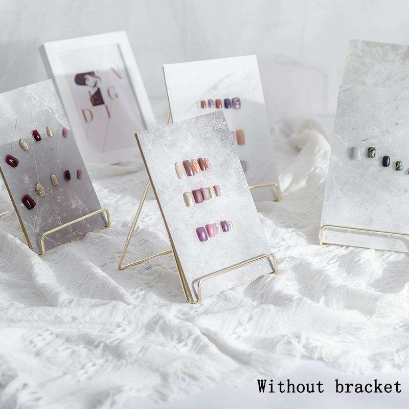 2 PCS Nail Art Photo Background Rock Pattern Display Board(C Style)