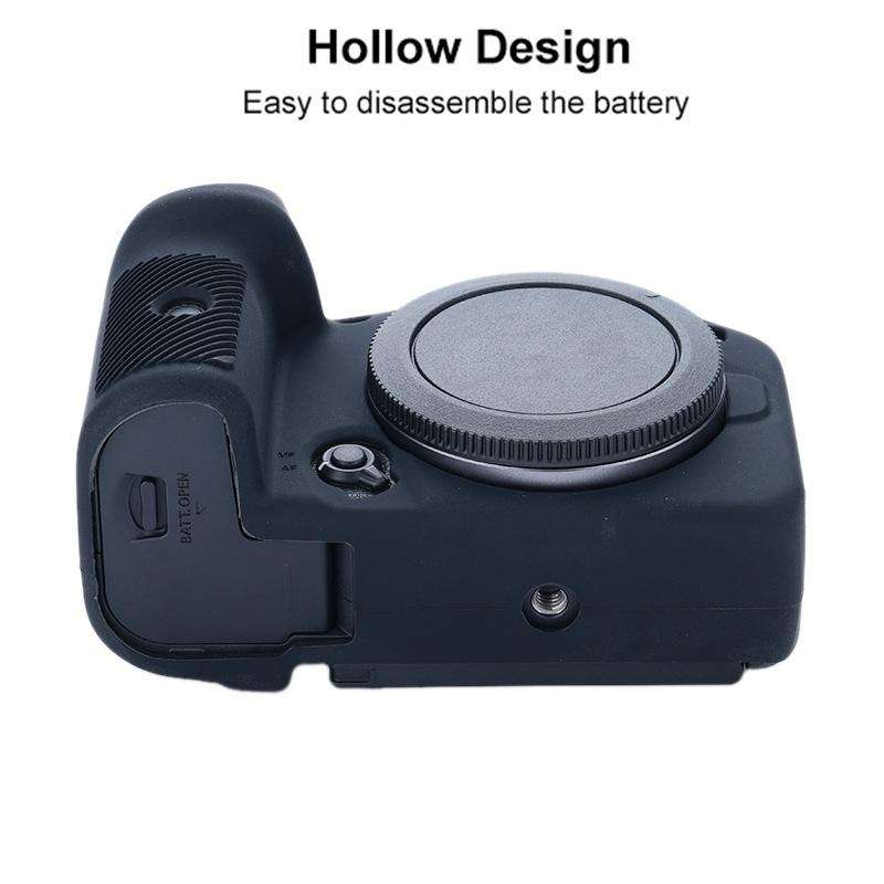 For Canon EOS R7 Soft Silicone Protective Case (Black)