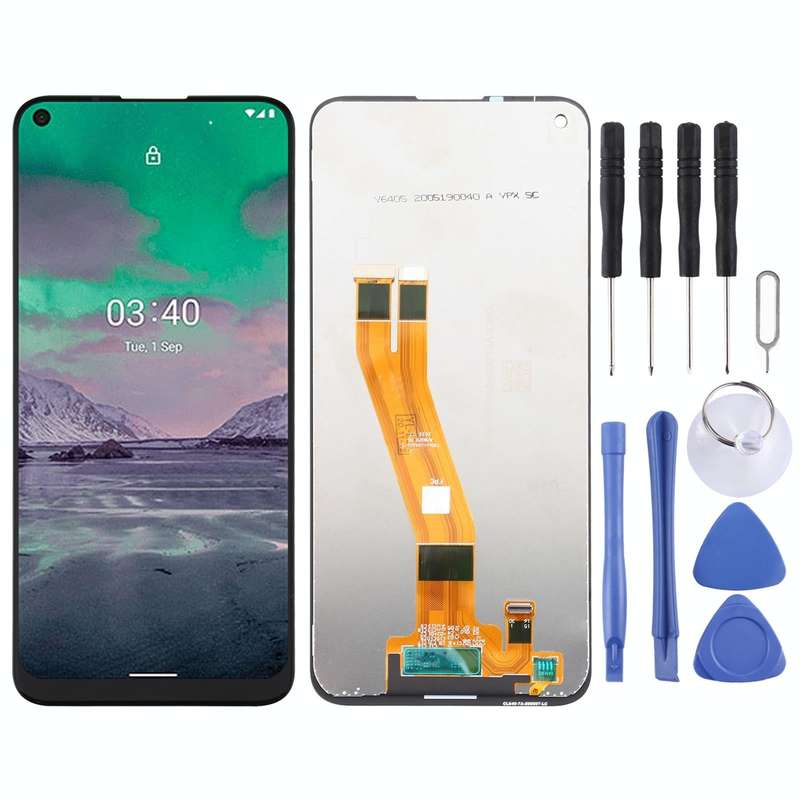 TFT LCD Screen for Nokia 3.4 with Digitizer Full Assembly (Black)