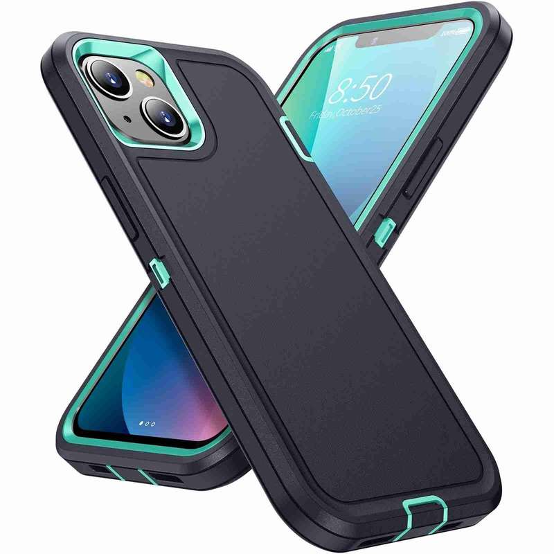 For iPhone 11 Life Waterproof Rugged Phone Case(Dark Blue + Light Blue)