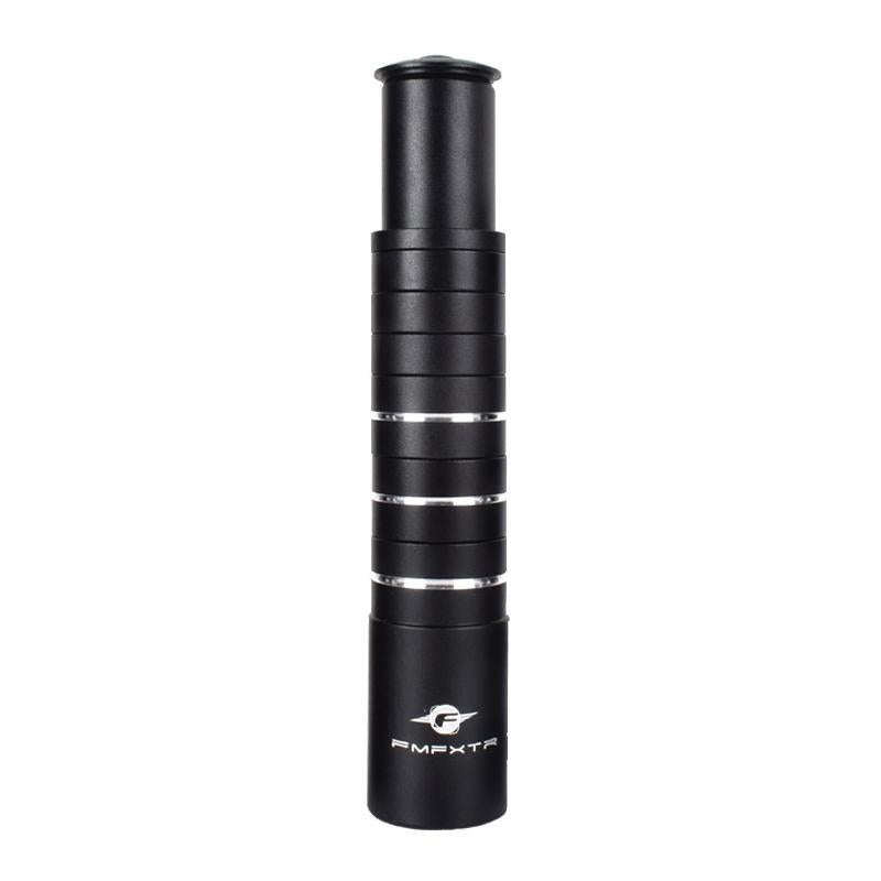 FMFXTR Mountain Bike Handlebar Aluminum Alloy Height Increaser, Increase Height:14.4cm(Black)