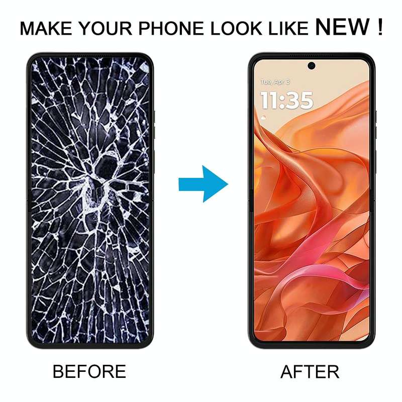 For Motorola Razr 50 Original Foldable LTPO AMOLED LCD Screen with Digitizer Full Assembly