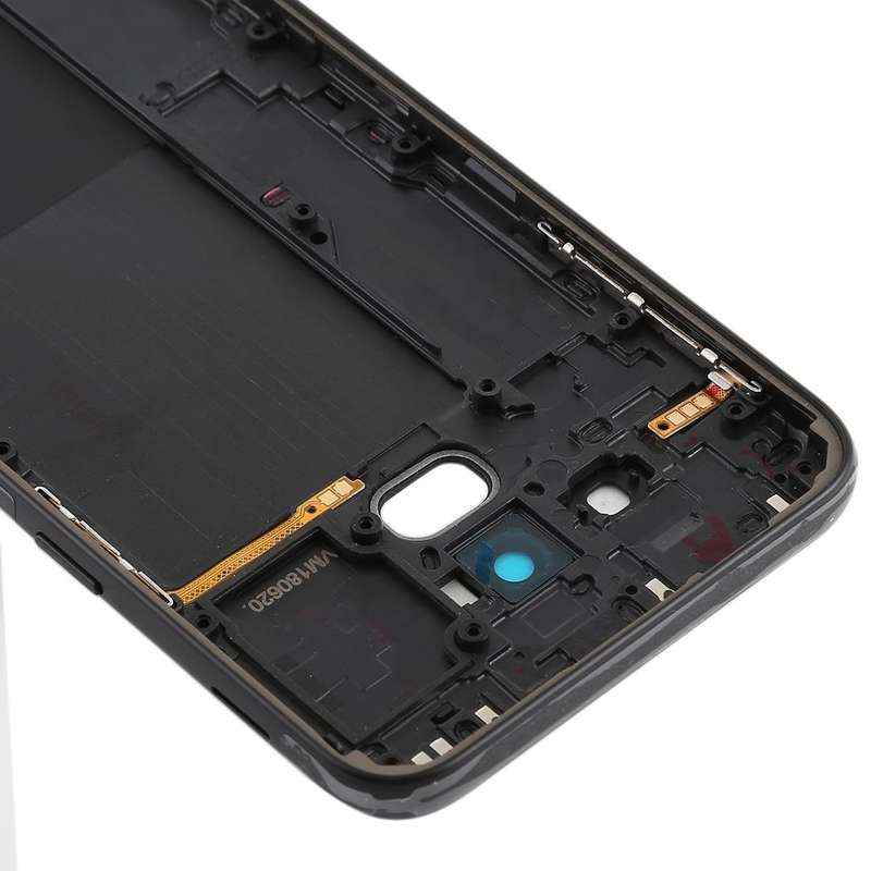 For Galaxy J6 (2018) / J600F/DS, J600G/DS Back Cover with Side Keys & Camera Lens (Black)