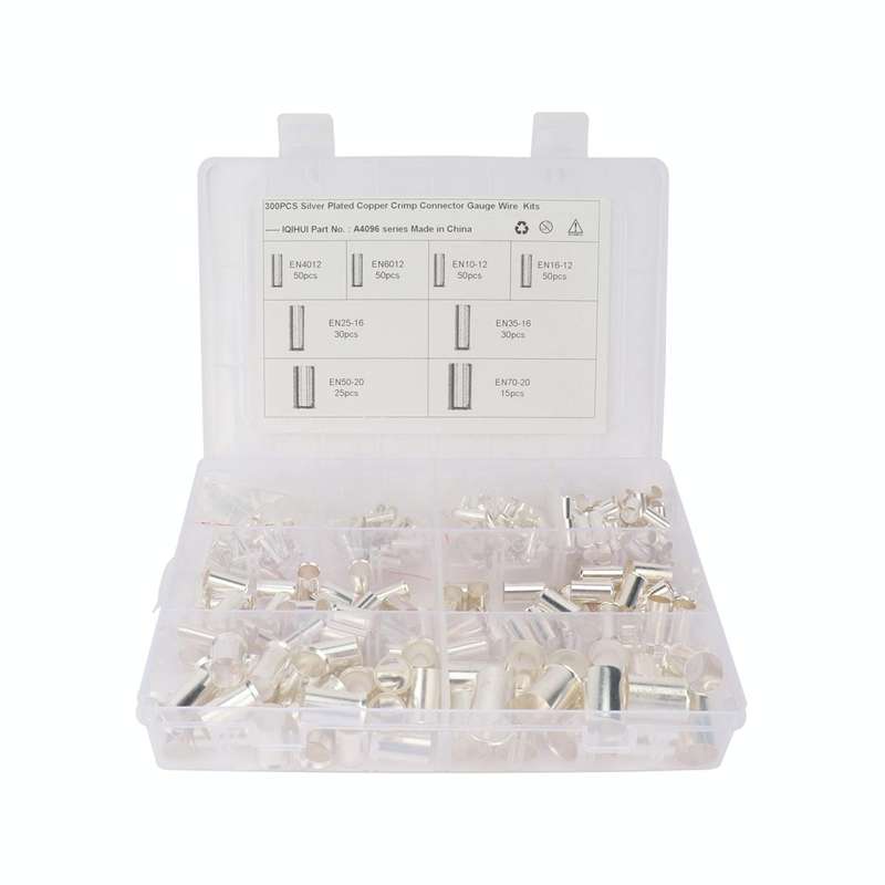 300 PCS 8 Specifications Non Insulated Ferrules Pin Cord End Kit EN Series