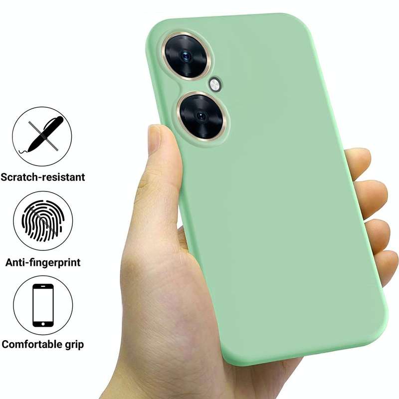 For Huawei Nova 11i Solid Color Liquid Silicone Dropproof Full Coverage Protective Case(Green)