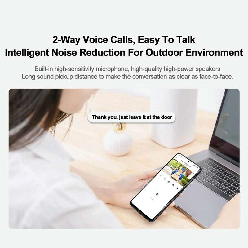 Original Xiaomi CW400 Outdoor Camera 2.5K Ultra HD Smart Full Color Night Vision IP66 Waterproof,...