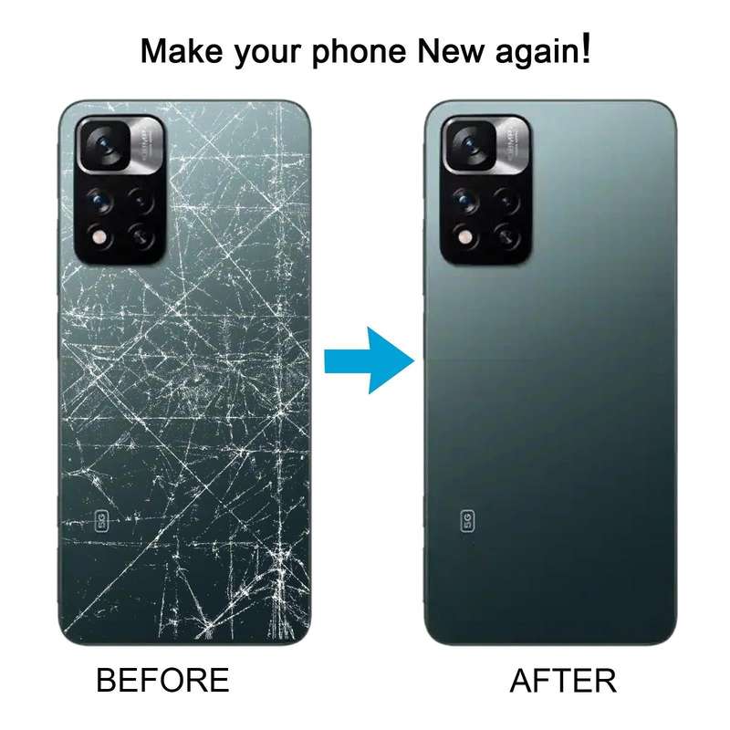 For Xiaomi 11i Glass Battery Back Cover(Green)